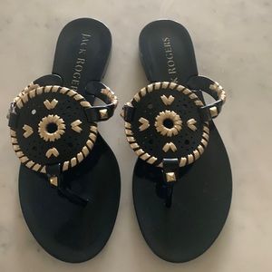 Jack Rogers jelly sandals.  Only wore twice!  Size 5